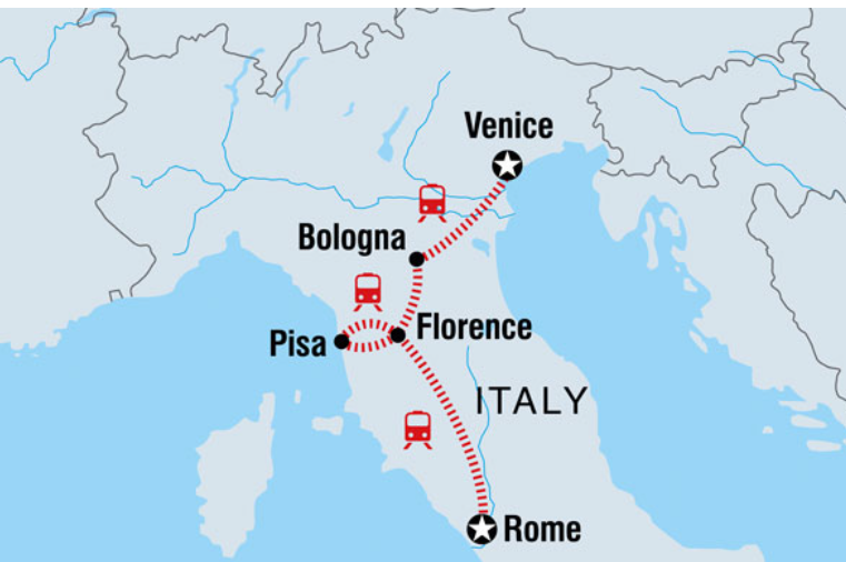 Tuyến tàu hoả đến Pisa